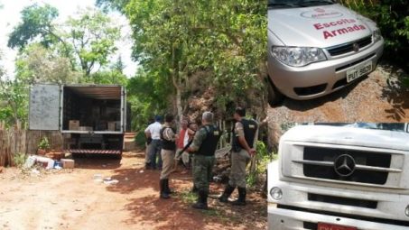 Veículos roubados são recuperados