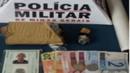 Dinheiro e droga foram encontrados no Porto Velho