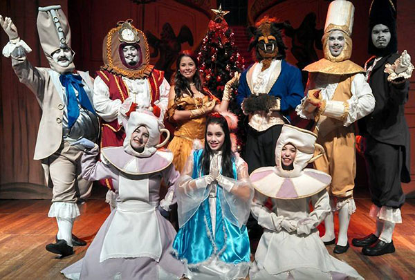 O Natal Encantado da Bela e a Fera no Teatro Gravatá » Portal Gerais