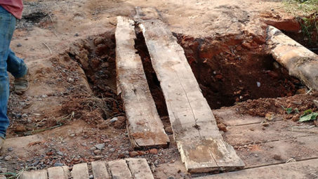 Pontes são interditadas após cairem em Divinópolis