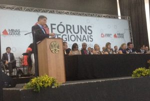 O governador participou do lançamento do Fórum Regional (Foto: Amanda Quintiliano)