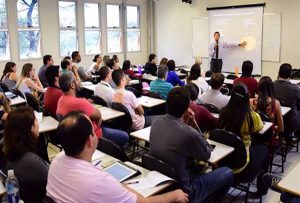 Uma turma participou do primeiro módulo no última sábado (Foto: Divulgação)