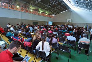 O Fórum foi na Escola Joaquim Nabuco (Foto: Sarah Torres/ALMG)