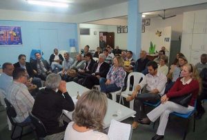 A pré-convenção foi na sede do partido (Foto: Divulgação)