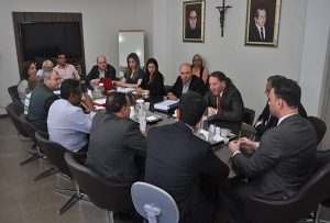 A reunião foi no Hospital São João de Deus (Foto: Divulgação)