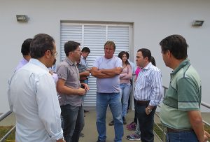 O prefeito visitou as obras do Banco de Alimentos (Foto: Antônio Carlos/PMD)