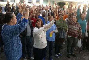 Funcionários do hospital participaram de convenção (Foto: Reprodução Whatsapp)