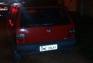 Veículo roubado em Cláudio foi recuperado em Divinópolis. Foto: Divulgação Polícia Militar