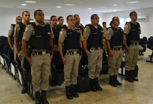 Policiais militares escalados para Operação Natalina. Foto: Divulgação PM