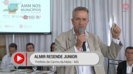 Almir Resende é presidente da AMVI e prefeito de Carmo da Mata