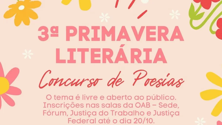 OAB Divinópolis promove Concurso Literário