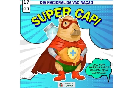 Super Capi: Nova mascote de vacinação de Itaúna