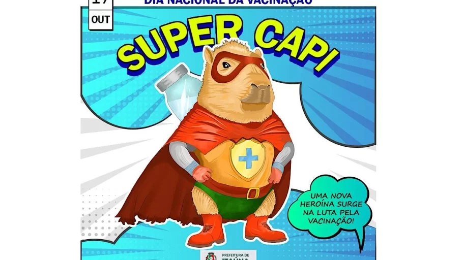 Super Capi: Nova mascote de vacinação de Itaúna