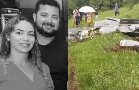 casal queda de avião carmópolis de minas