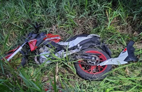 motociclista bate em árvore e morre em perdigão