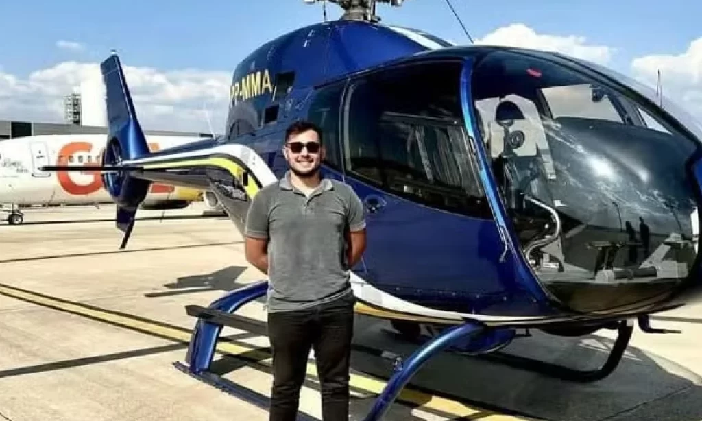 piloto queda de helicóptero em capitolio