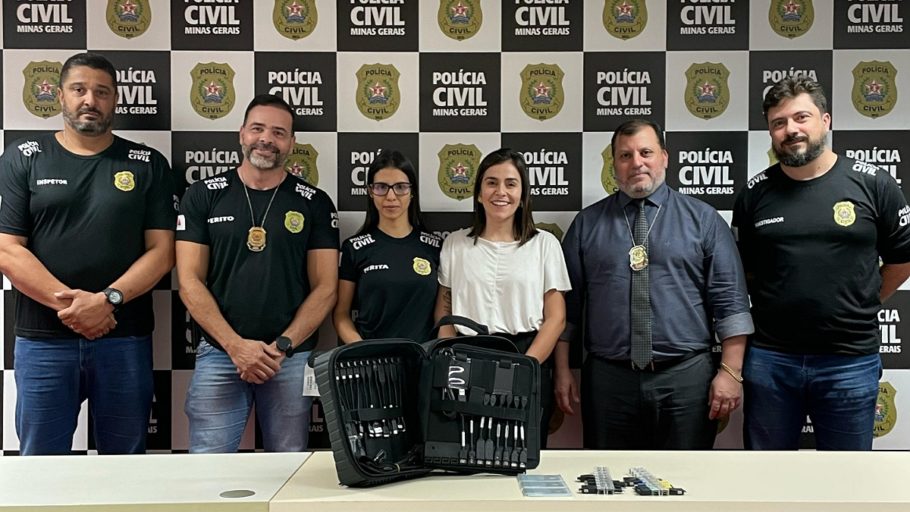 Lohanna destina equipamento de de R$ 380 mil para PC combater crimes cibernéticos. (FOTO: DIVULGAÇÃO PC-MG)