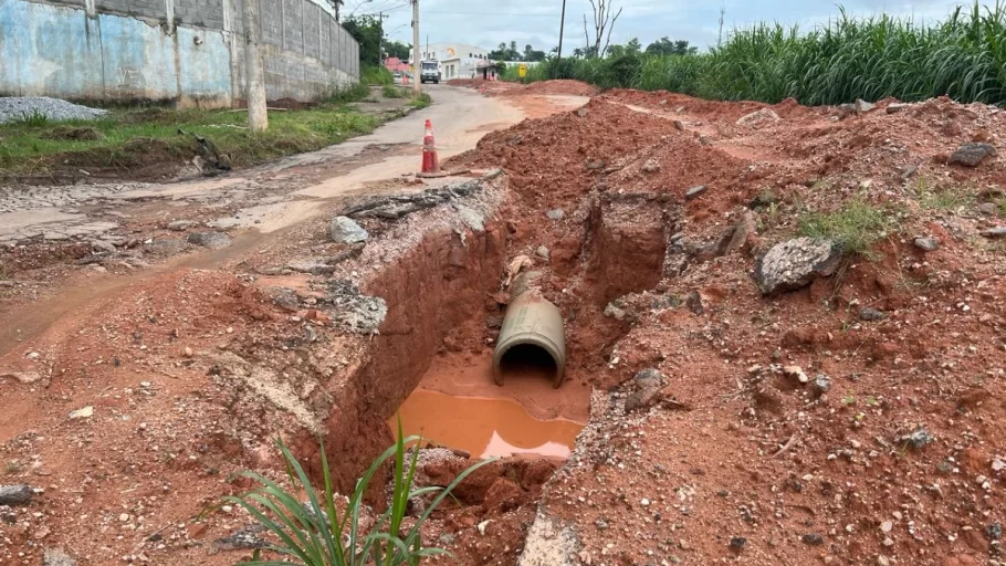 obras da avenida magalhães pinto em divinópolis