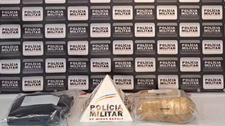 Dupla é presa após furtos em farmácias em Nova Serrana e Divinópolis. (FOTO: Divulgação PMMG)