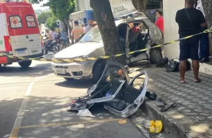 Dois feridos em colisão entre caminhonete e carro, no São Judas em Divinópolis