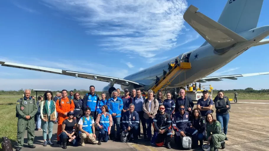 Equipe do CIS-URG Oeste chega ao RS para socorrer vítimas de enchentes