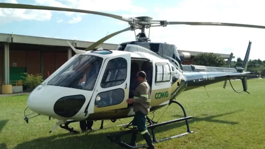 Cemig envia helicóptero para restauração de energia no RS