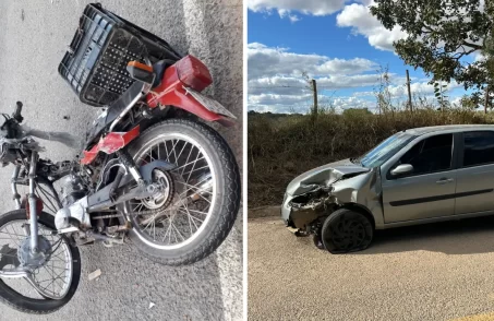 Motociclista morre em acidente na estrada do Recanto do Calhau, em Carmo do Cajuru