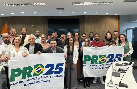 A confirmação ocorreu na convecção do partido na ultima terça-feira.(FOTO: Assessoria PRD)