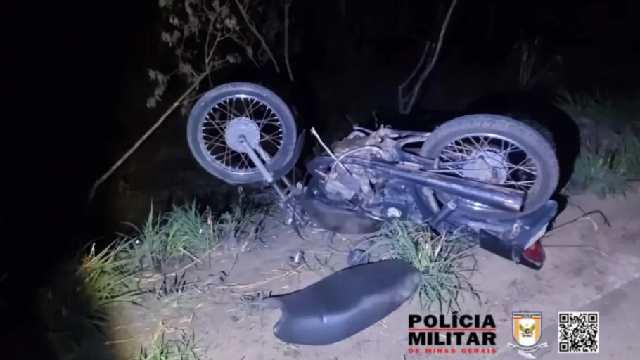 Acidente de motocicleta em Bom Despacho deixa condutor em estado grave