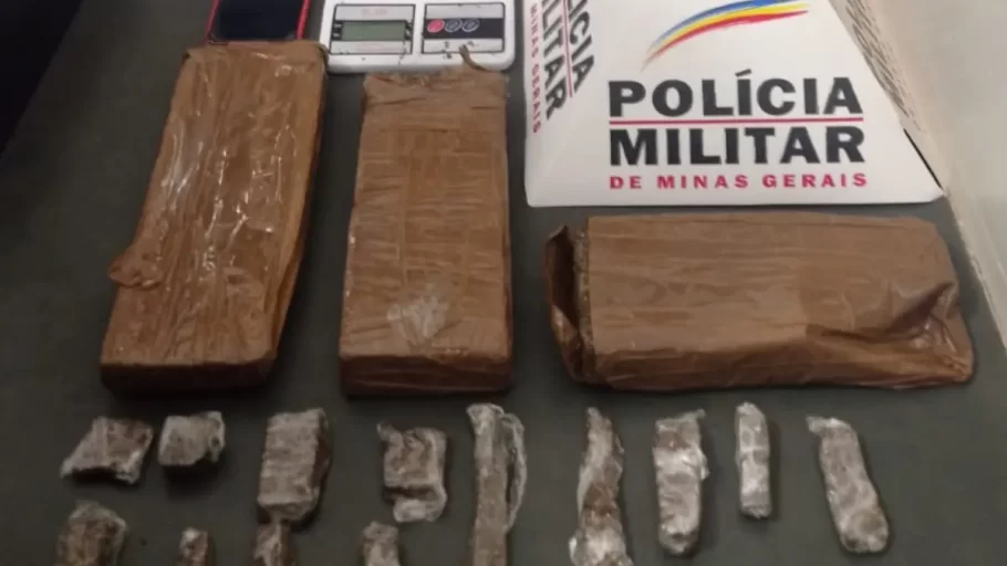 Bom Despacho: PM prende dois homens e grande quantidade de drogas