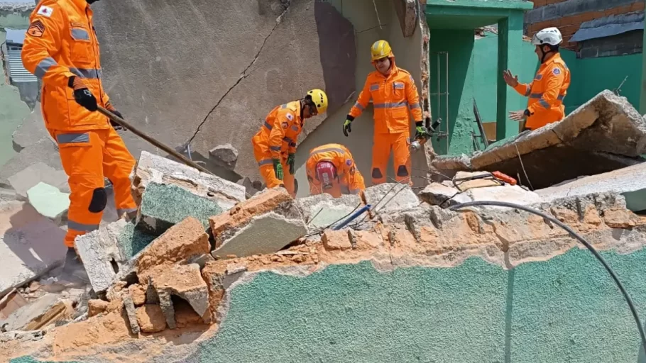 Trabalhador morre e outro fica ferido em desabamento de laje em Formiga