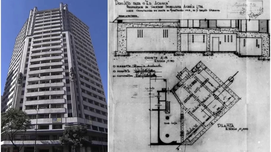 Bunker da Segunda Guerra Mundial no Edifício Acaiaca será aberto ao público em Belo Horizonte.(FOTO: Divulgação Acervo Cultural de BH)