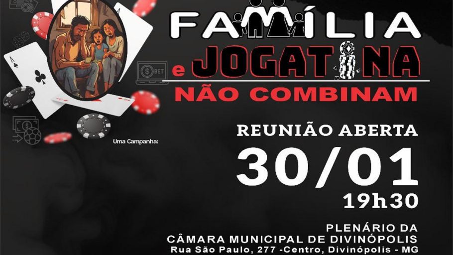 Reunião em Divinópolis discutirá os impactos dos jogos online nas famílias. (FOTO: Divulgação)