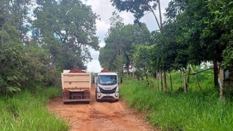 Prefeitura de Samonte interdita ponte sobre o Rio Santana para evitar riscos.(FOTO: Divulgação Prefeitura de Samonte)