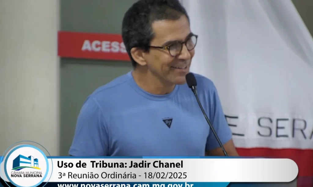 ex-vereador de nova serrana jadir chanel